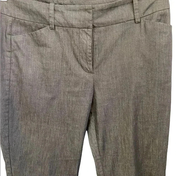 Ann Taylor Signature Line dark denim blue colored slacks sz 4P - Picture 2 of 5